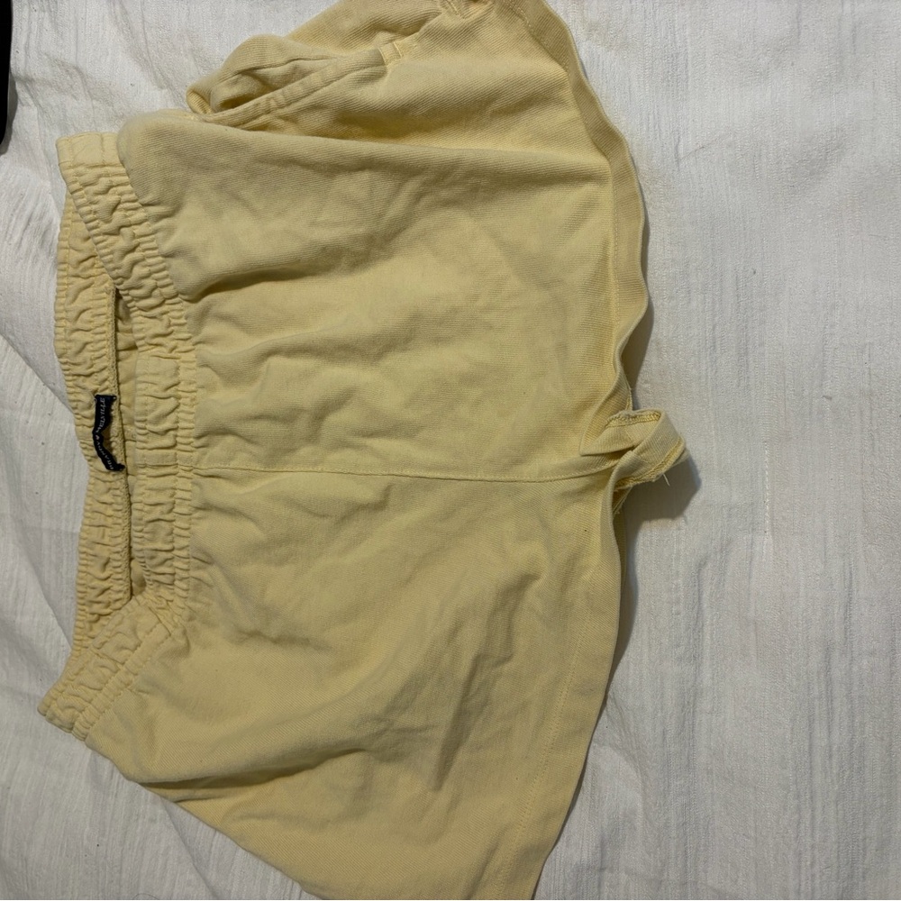 Brandy Melville Cream Athletic Shorts